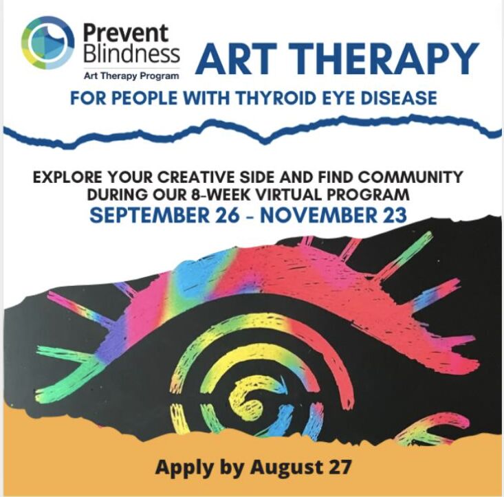 Prevent Blindness Art Therapy