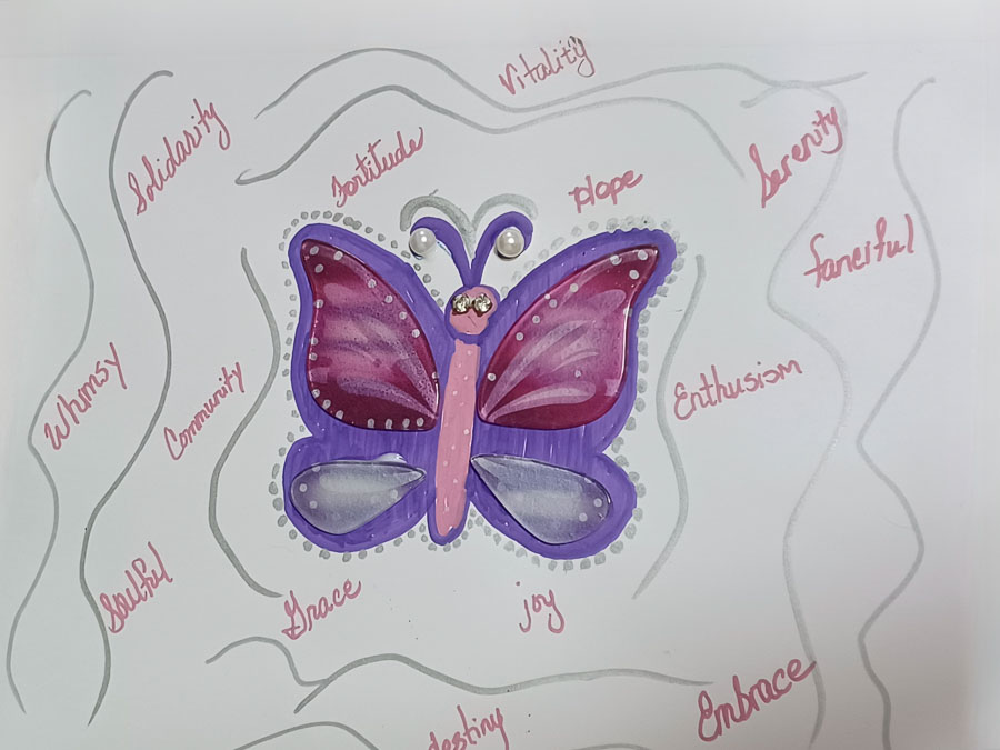 butterfly art for graves' disease awareness month 2026